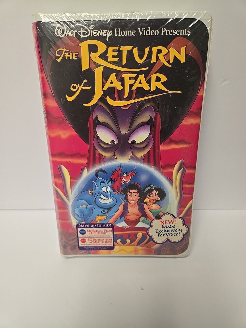 NEW The Return of Jafar (1994 VHS) Clamshell Case